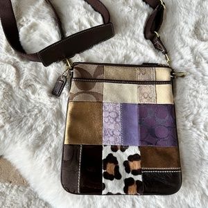 Coach Multi Pattern Crossbody Purse